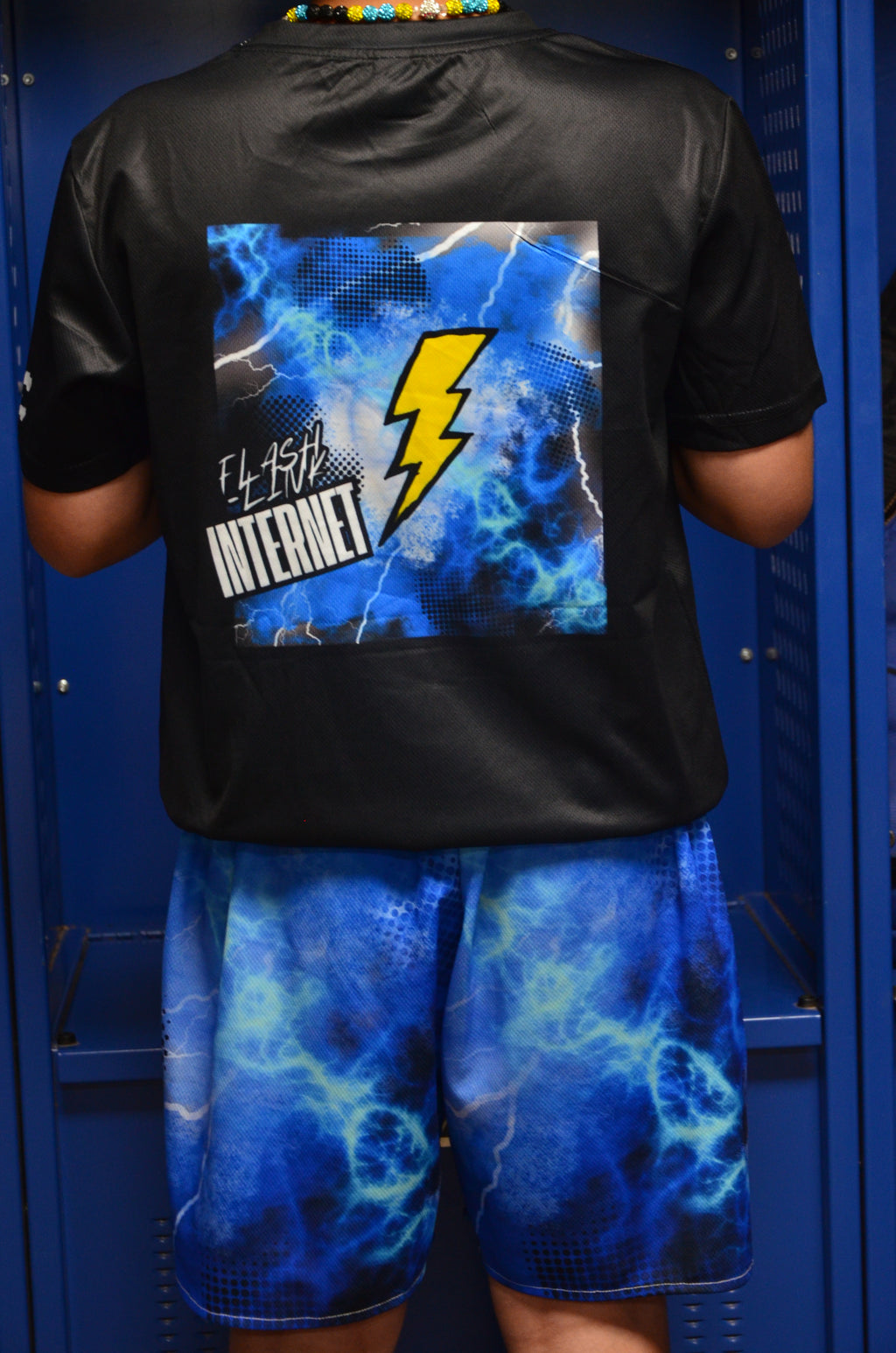 Blue Lightning Sport Shorts (All Sizes)