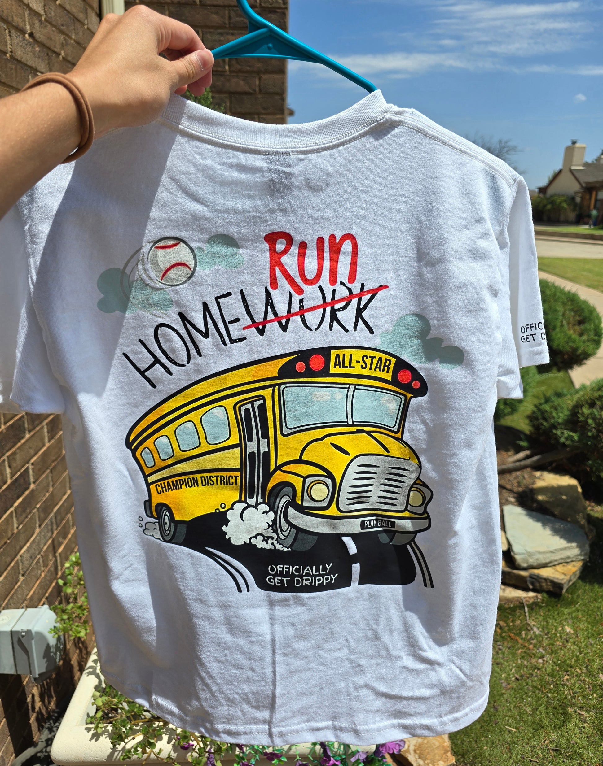 Homeruns Bus Double Sided T-Shirt + Tops (All Sizes)