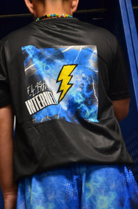 Blue Lightning T-Shirt + Tops (All Sizes)
