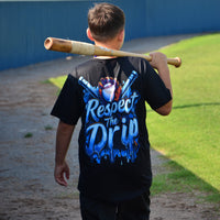 respect the drip shirt, respect the drip tee, baseball drip shirt, blue athletic shirt, matching baseball shirt, respect the drip top, drip t-shirt blue, baseball matching set, youth baseball shirt, mens baseball shirt, womens baseball tee, athletic baseball shirt, blue matching top, respect the drip outfit, sports drip shirt, matching blue sports set, respect the drip jersey, blue sporty tee, team drip shirt, baseball team outfit, blue sports shirt, baseball drip fit, boys blue athletic shirt, girls baseba