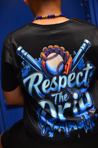 respect the drip shirt, respect the drip tee, baseball drip shirt, blue athletic shirt, matching baseball shirt, respect the drip top, drip t-shirt blue, baseball matching set, youth baseball shirt, mens baseball shirt, womens baseball tee, athletic baseball shirt, blue matching top, respect the drip outfit, sports drip shirt, matching blue sports set, respect the drip jersey, blue sporty tee, team drip shirt, baseball team outfit, blue sports shirt, baseball drip fit, boys blue athletic shirt, girls baseba