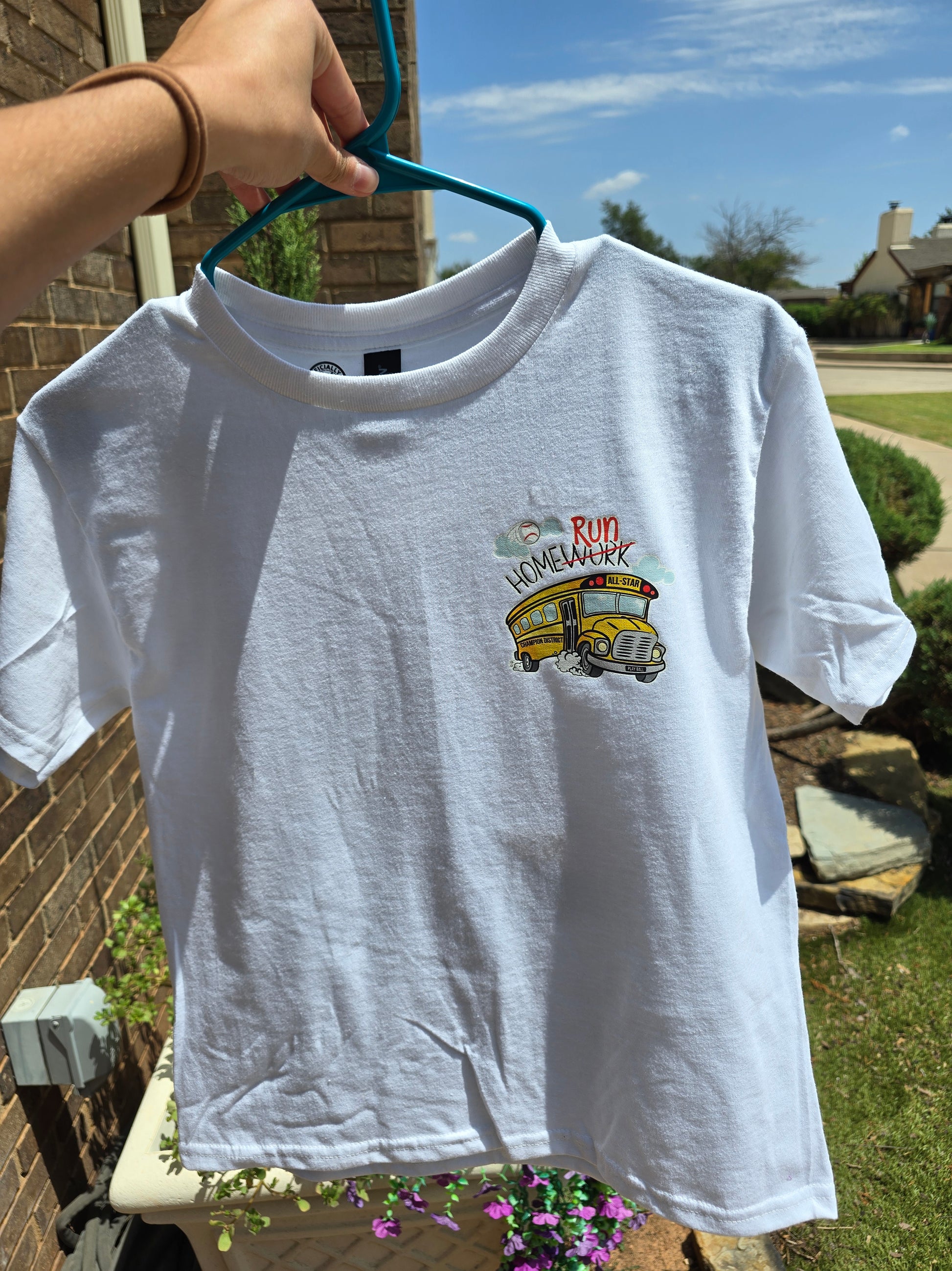 Homeruns Bus Double Sided T-Shirt + Tops (All Sizes)